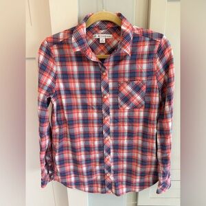 Southern Tide Emery Paprika Plaid Shirt